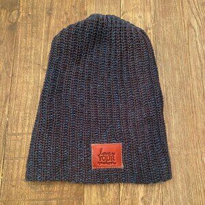 Love Your Melon Toboggan Slouch Beanie Hat Cap Knit 100% Cotton Adult One Size